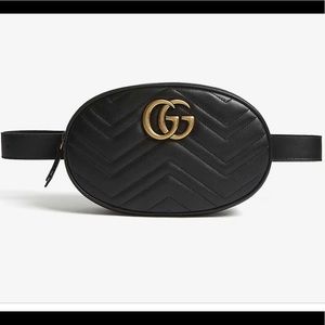 Gucci Marmot belt bag for crossbody comes with size 95 belt for that purpose